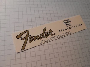 Decal zur Reparatur in Waterslide für Strat mit Countur Emplem - Bild 1 von 1