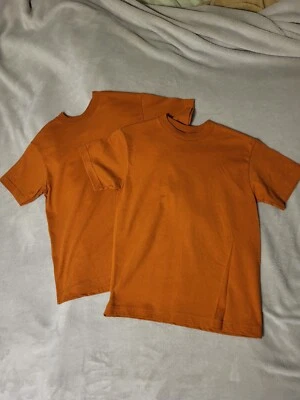 New Kids Tee Shirts, Set Of 2, Size Small Burnt Orange  - Image 1 of 4