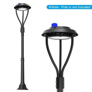80W Outdoor Post Top Light Pole Street Lighting Fixture Photocell 5000K UL DLC - Picture 1 of 12