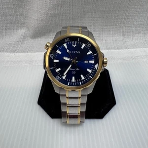 Bulova Men's Marine Star Date Quartz Watch, 98B384, 100M WR, 43mm - Picture 1 of 6