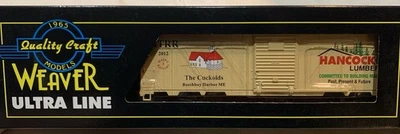 WEAVER MAINE 3-RAILERS HANCOCK LUMBER (BOOTHBAY HARBOR) 40’ STEEL SIDE BOXCAR! - Image 1 of 3