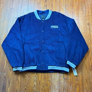 NEW Vintage Penn State Jacket Mens Size 2XL Corduroy NCAA College Varsity Blue - Picture 1 of 11