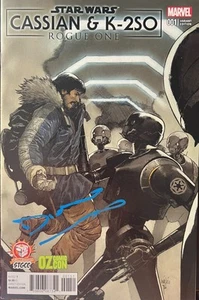 Star Wars Cassian & K-2SO DIEGO LUNA SIGNED Comic Book - Picture 1 of 1