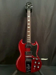 Epiphone SG Standard 60s Maestro Vibrola Vintage Cherry - Picture 1 of 10