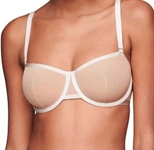 Coppia reggiseni a rete The Balconette nuovi con etichetta in sale e sabbia taglia 44 D - Foto 1 di 6
