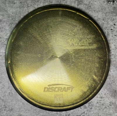 NEW Discraft Ti Wasp Eric McCabe Titanium Metallic Gold 174g OOP Rare Disc Golf - Image 1 of 2
