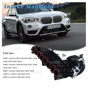 11617797384 Air Intake Manifold For BMW 1 3 5 Series E81 E87 E90 E60 X1 X3 - Picture 1 of 15