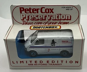 1989 Matchbox Peter Cox Preservation New Ford Transit MB60 - Picture 1 of 5