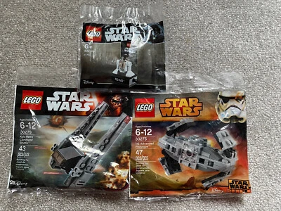 LEGO STAR WARS 30279 30275 & 40268. POLYBAGS. NEW. SEALED. - Image 1 of 4