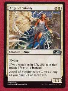 Magic The Gathering 2020 CORE SET M20 ANGEL OF VITALITY white card MTG - Picture 1 of 2