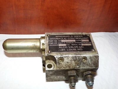 Alco 阀飞机挡风玻璃刮水器液压控制 XW2069-2  — 第 1/3 张图片