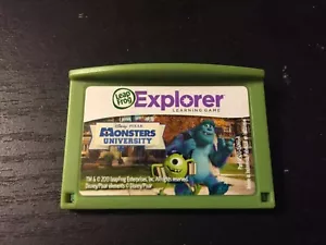 LeapFrog LeapPad, Leapster Explorer MONSTERS UNIVERSITY Game Cartridge - Picture 1 of 5