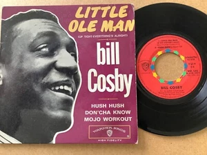 BILL COSBY - LITTLE OLE MAN - FRENCH 7” EP on WARNER BROS - WEP 1456 - EX/VG+ - Picture 1 of 3