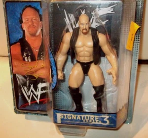 Figura vintage Stone Cold Steve Austin WWE WWF Jakks firma 3 serie III nuova con scatola - Foto 1 di 3