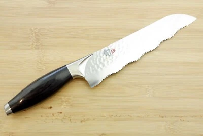 Shun BB1506 Edo Dual Density Utility Knife 8-1/4" Hammered VG10 Blade New Blem