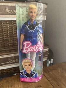 Barbie Fashionistas Ken Doll #226 Blonde w/ Western Look 65th Anniversary - Picture 1 of 4