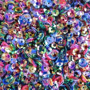 Sequins Gold Wash Tiny Flowers Mixed Lustre 4mm ~500 pcs Lt Pink,Gold,etc. [043] - Picture 1 of 2