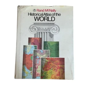 Rand McNally Atlas Histórico del Mundo Tapa Dura 1981 - Imagen 1 de 3