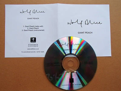 WOLF ALICE - GIANT PEACH - VERY RARE 3 TRK PROMO CD Foto 1 de 3