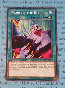 Tarjeta LED4-EN033 Marca de la Rosa Yu-Gi-Oh 1ª Edición Nueva - Imagen 1 de 4