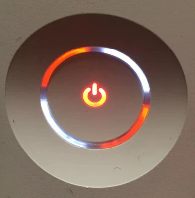 Custom Xbox 360 Orange/White ROL RF Board Ring Of Light / Power Button for PHAT - Image 1 of 2