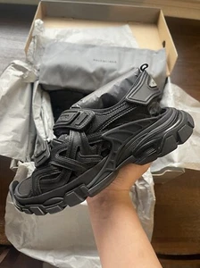 Balenciaga Black Track Sandal / Size 7M - Picture 1 of 15