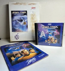 Vintage Star Trek 25th Anniversary The White Label On PC CD ROM From 1992 - Picture 1 of 4