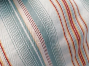 Cotton Fabric Designer Ralph Lauren fabric stripe ticking herringbone 140x50cm - Picture 1 of 3