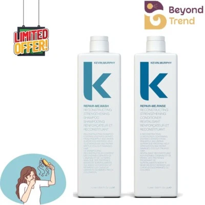 Kevin Murphy Repair Me Wash & Rinse DUO - 33,8 oz/1L [Beleza] NOVO - Imagem 1 de 4