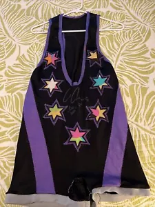 AEW WWF WWE Wrestling Colt Cobana Anillo Usado Singlete Firmado - Imagen 1 de 2