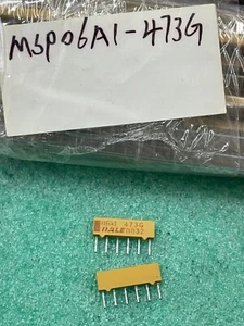 5x MSP06A1-473G 47K 2 % 1,25 W dicke Filmwiderstände Netzwerke SIP6 - Bild 1 von 4
