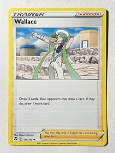 Wallace 166/195 Uncommon Silver Tempest Pokemon Pack Fresh - Picture 1 of 4