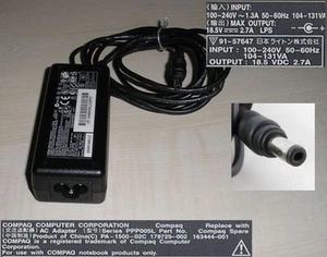 Alimentatore COMPAQ 18,5V 2,7A 50W - PPP005L - PA-1500-02C 179725-002 163444-001 - Picture 1 of 1