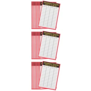  3 Pack Karteikarte Aus Papier Schilder Für Feuerlöscher-Inspektionsprotokolle - Bild 1 von 12