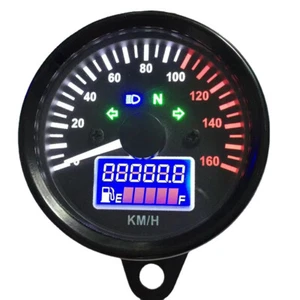 Motorcycle Speedometer Universal Digital LED LCD Odometer - Picture 1 of 5