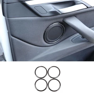 For BMW 2 Series Touring 15-2019 Black Wood Grain Door Speaker Bezel Frame Trim - Imagen 1 de 10