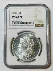 1889 P Morgan Silver Dollar NGC MS-63 PL Proof Like