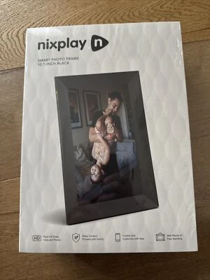 Nixplay 10.1 inch Smart Digital Photo Frame Black W10F Wifi Works W/ Alexa 16GB - Image 1 of 2
