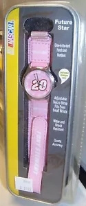 GAME TIME FUTURE STAR WRIST WATCH #20 TONY STEWART GIRLS YOUTH KIDS PINK NIP - Picture 1 of 3