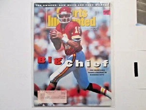 Sept 1993 Sports Illustrated Joe Montana Kansas City Chiefs on cover - Bild 1 von 1