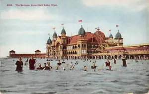 Postal UT: The Bathers, Great Salt Lake, Utah, sin publicar, antigua WB 1900 - Imagen 1 de 2