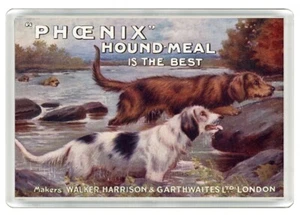 OTTERHOUND HUNDE HUNDEFUTTER WERBUNG KUNSTDRUCK ACRYL NEUHEIT KÜHLSCHRANKMAGNET GESCHENK - Bild 1 von 1