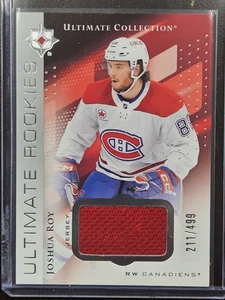 2024/25 Ultimate Joshua Roy Rookie Jersey #/499 Montreal Canaiens - Picture 1 of 1