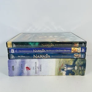 Chronicles of Narnia 4 DVD Lot Movie Trilogy + BBC Series, Lion, Prince, Dawn - Picture 1 of 6