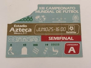 WM 1986 MARADONA 2 Tore Halbfinale TICKET ARGENTINIEN vs BELGIEN RAR - Bild 1 von 6