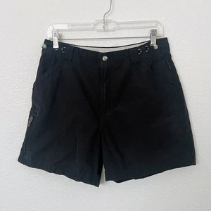 Columbia Size 10 Black High Rise Hiking Camping Outdoors Utility Cargo Shorts - Picture 1 of 9