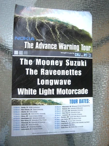 Mooney Suzuki  ‘Advance Warning Tour"  POSTER Raveonettes Longwave  White Light - Picture 1 of 8