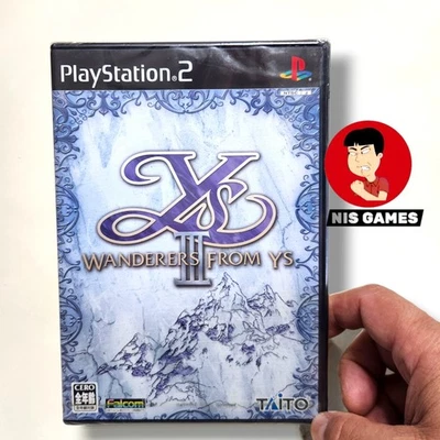 PS2 Ys III 3 Wanderers from Ys Sony Playstation 2 - JAPAN IMPORT JAPANESE TAITO - Image 1 of 4