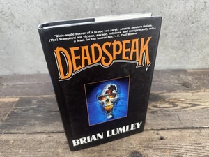 Deadspeak Hardcover Book Brian Lumley 1st Edition - Picture 1 of 6
