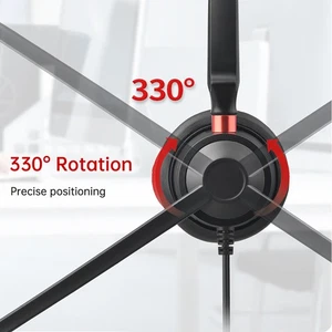 USB Wired Computer Headset With Microphone Noise-reduction Office Call TDW - Afbeelding 1 van 12